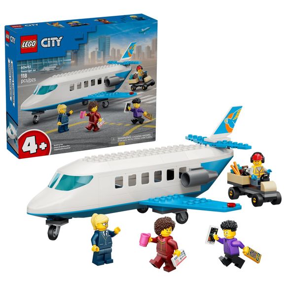 LEGO City 60492 Passenger Jet Building Set
