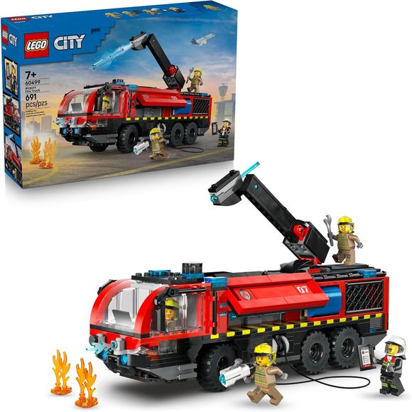 LEGO City 60499 Airport Fire Truck Building Set