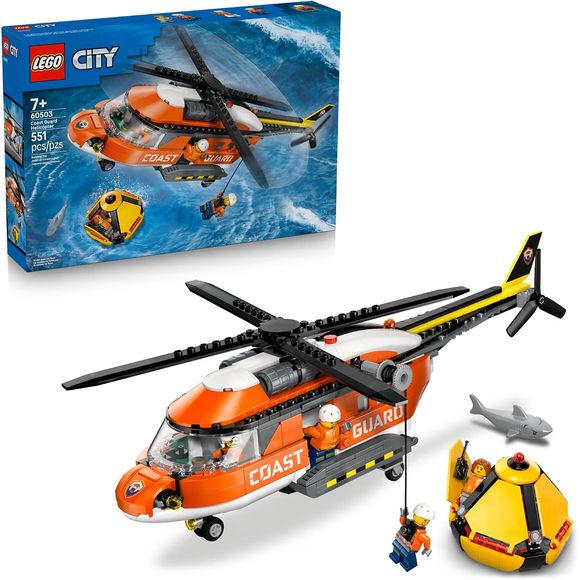 LEGO City 60503 Coast Guard Helicopter Building Set