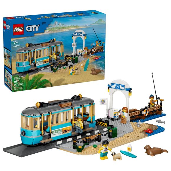 LEGO City 60506 Classic Beach Streetcar Building Set