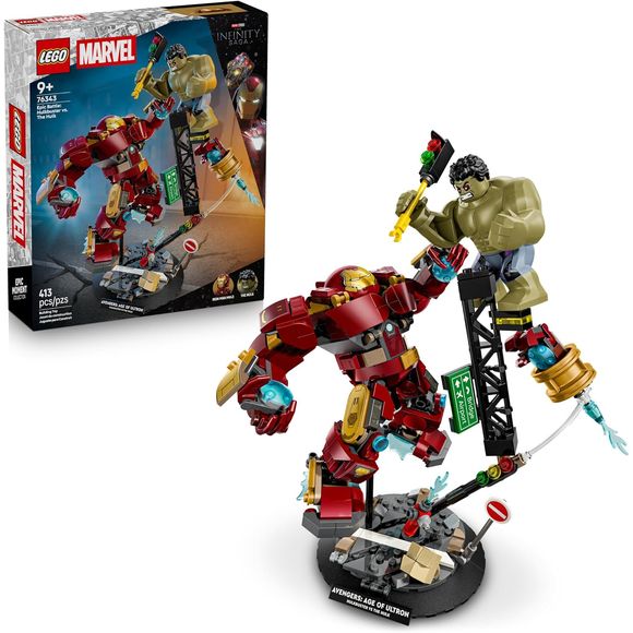 LEGO Marvel 76343 Epic Battle: Hulkbuster vs. The Hulk Building Set