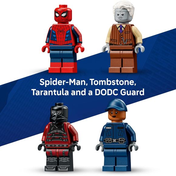 LEGO Marvel 76349 Spider-Man Prison Transport Chase Building Set