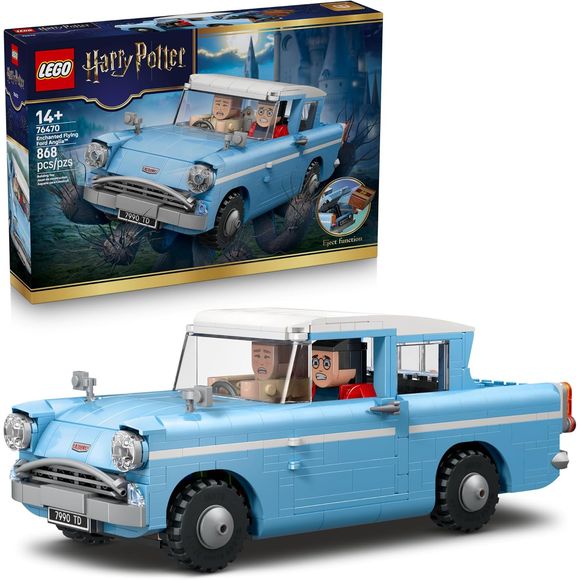 LEGO Harry Potter 76470 Enchanted Flying Ford Anglia Car Building Set