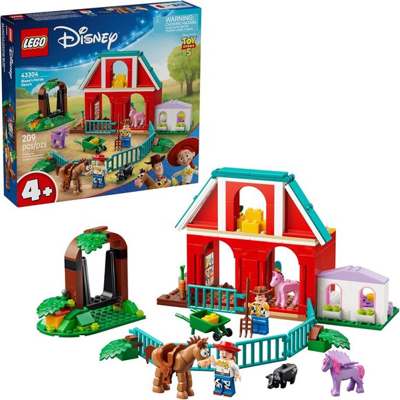 LEGO Disney Pixar 43304 Toy Story 5 Blaze's Horse Ranch Building Set