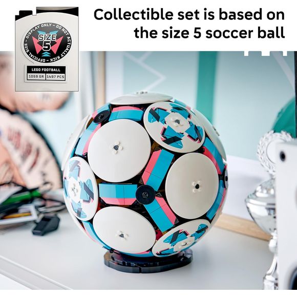LEGO 43019 Editions Soccer Ball Building Set