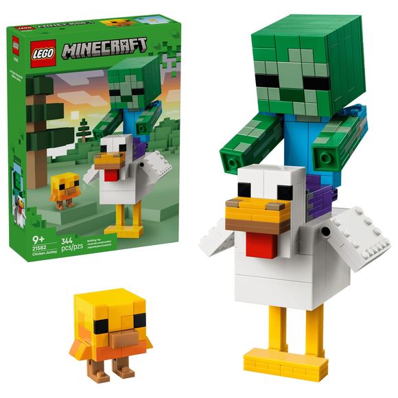 LEGO Minecraft 21582 Chicken Jockey Building Set