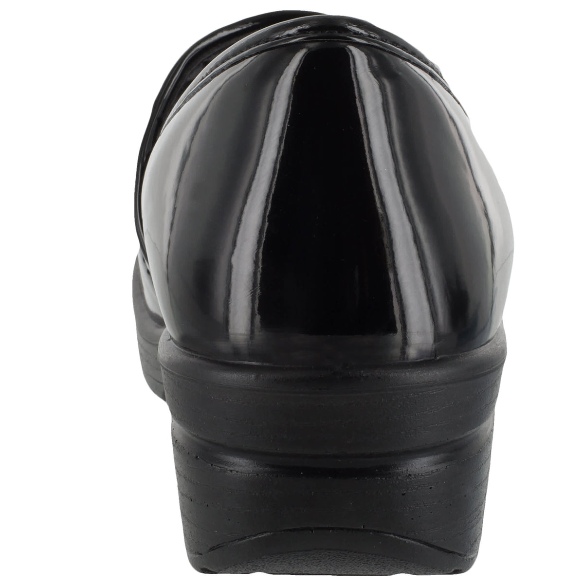 Easy Works Women's Lyndee Black Patent Slip-Resistant Shoes