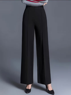 Eviana | Elegante Hose mit hoher Taille und schrägen Eingrifftaschen