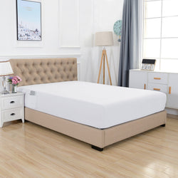 Elegant Comfort Extra Deep 18"-21" Single Fitted Sheet for High Mattress - All Around Elastic with Straps