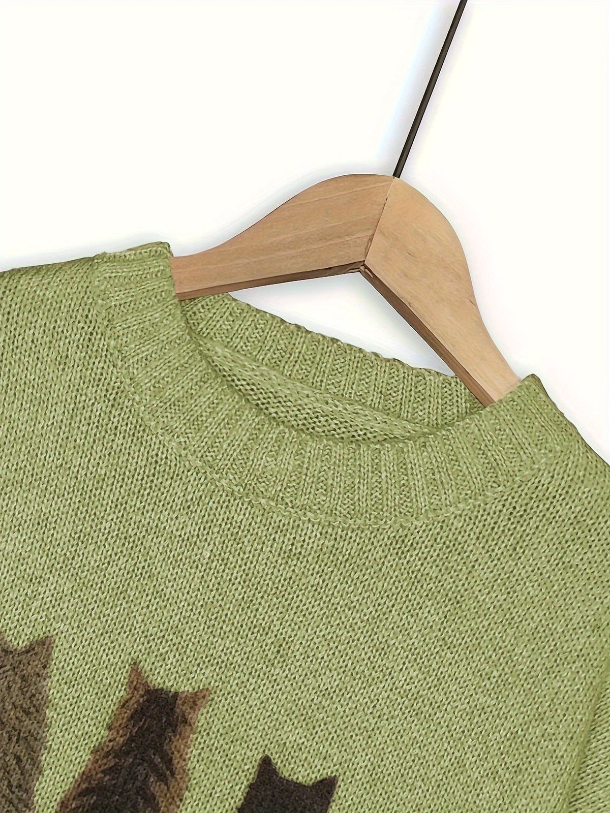 Talia | Gemütlicher Pullover mit Katzenmuster