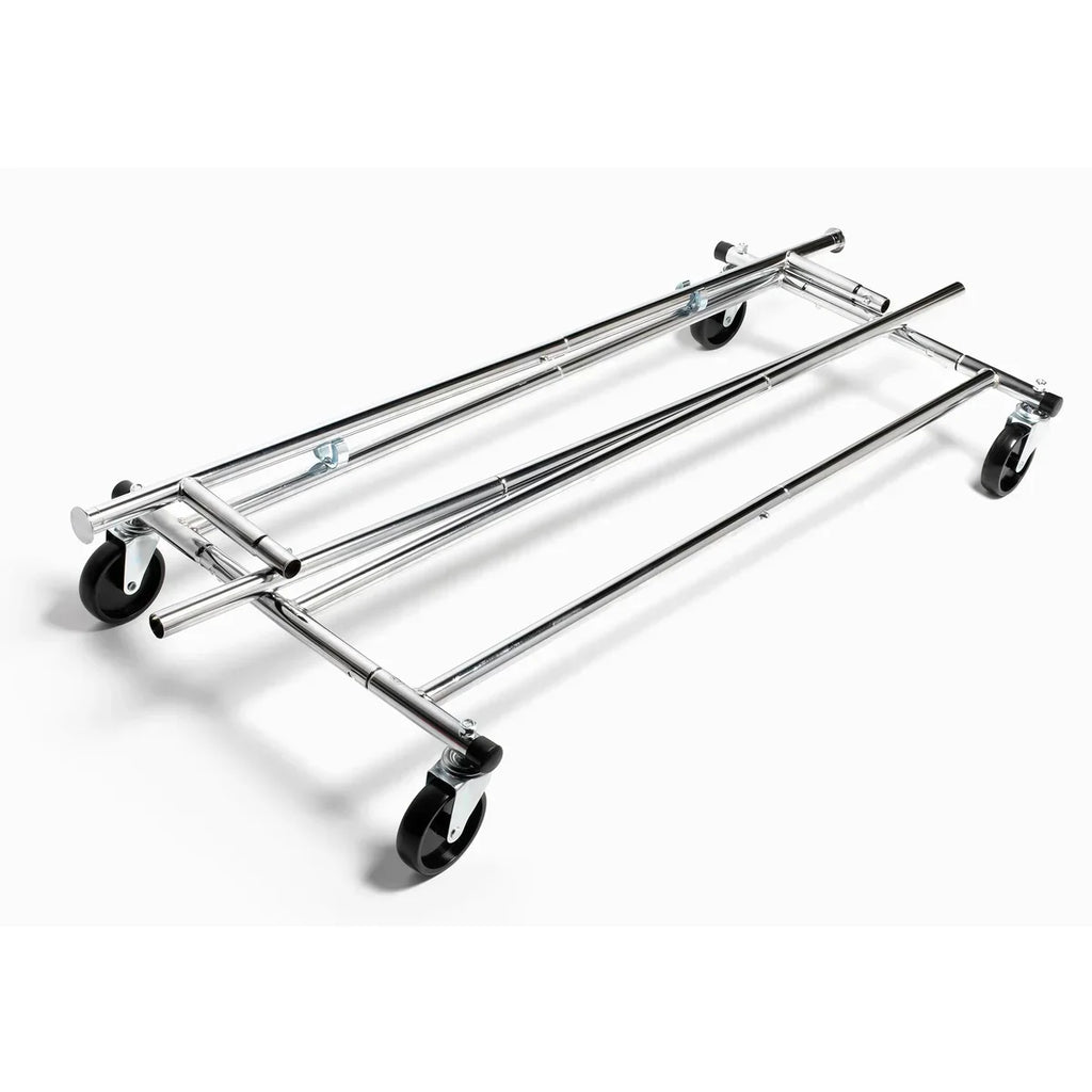 Adjustable & Rolling Commercial Grade Foldable Garment Rack