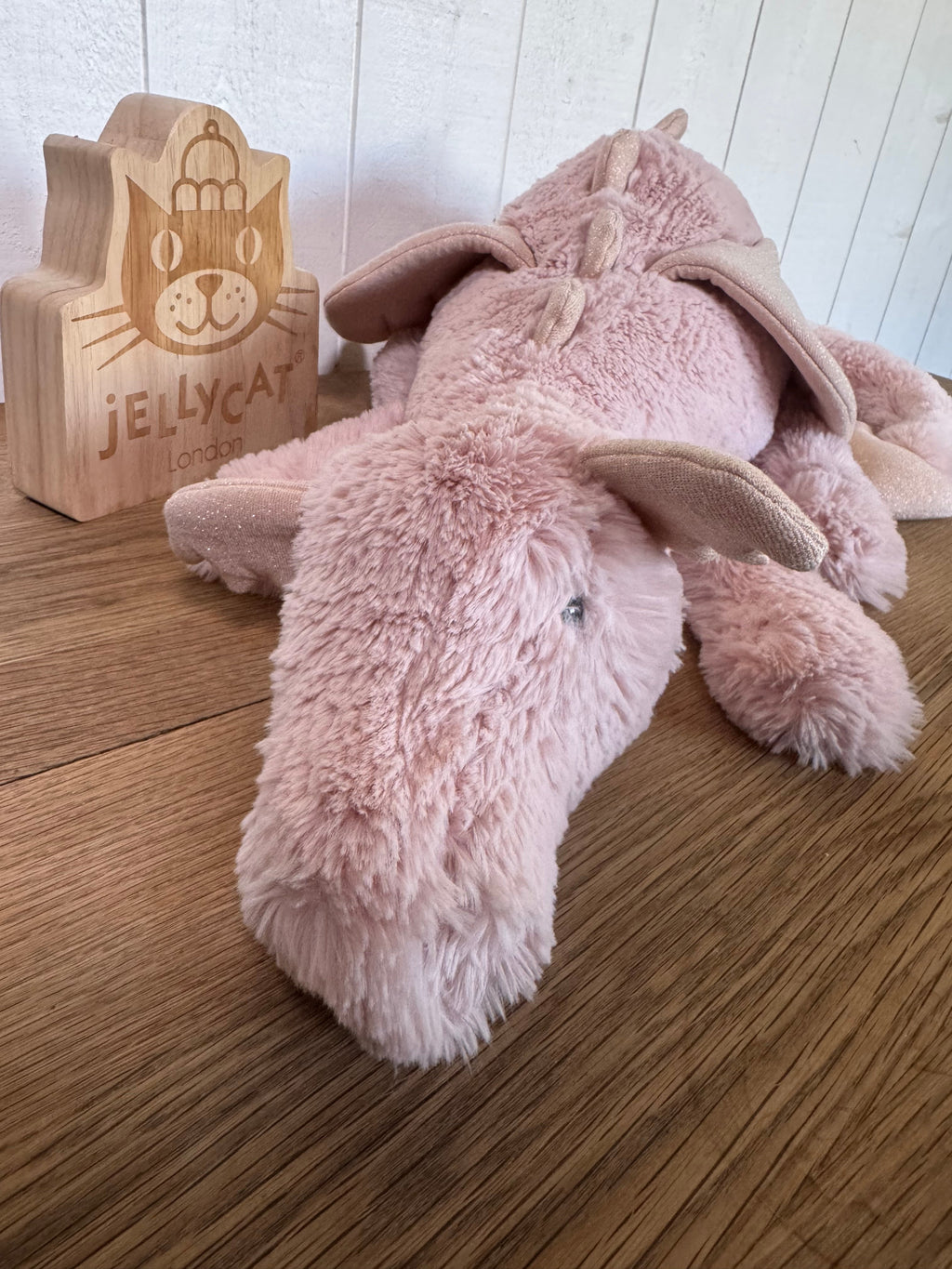 Jellycat Huge Rose Dragon - Untagged