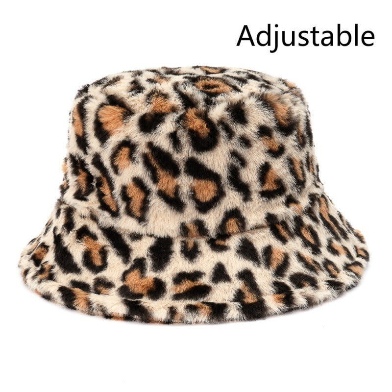 Thompson Faux Fur Adjustable Bucket Hat for Adults