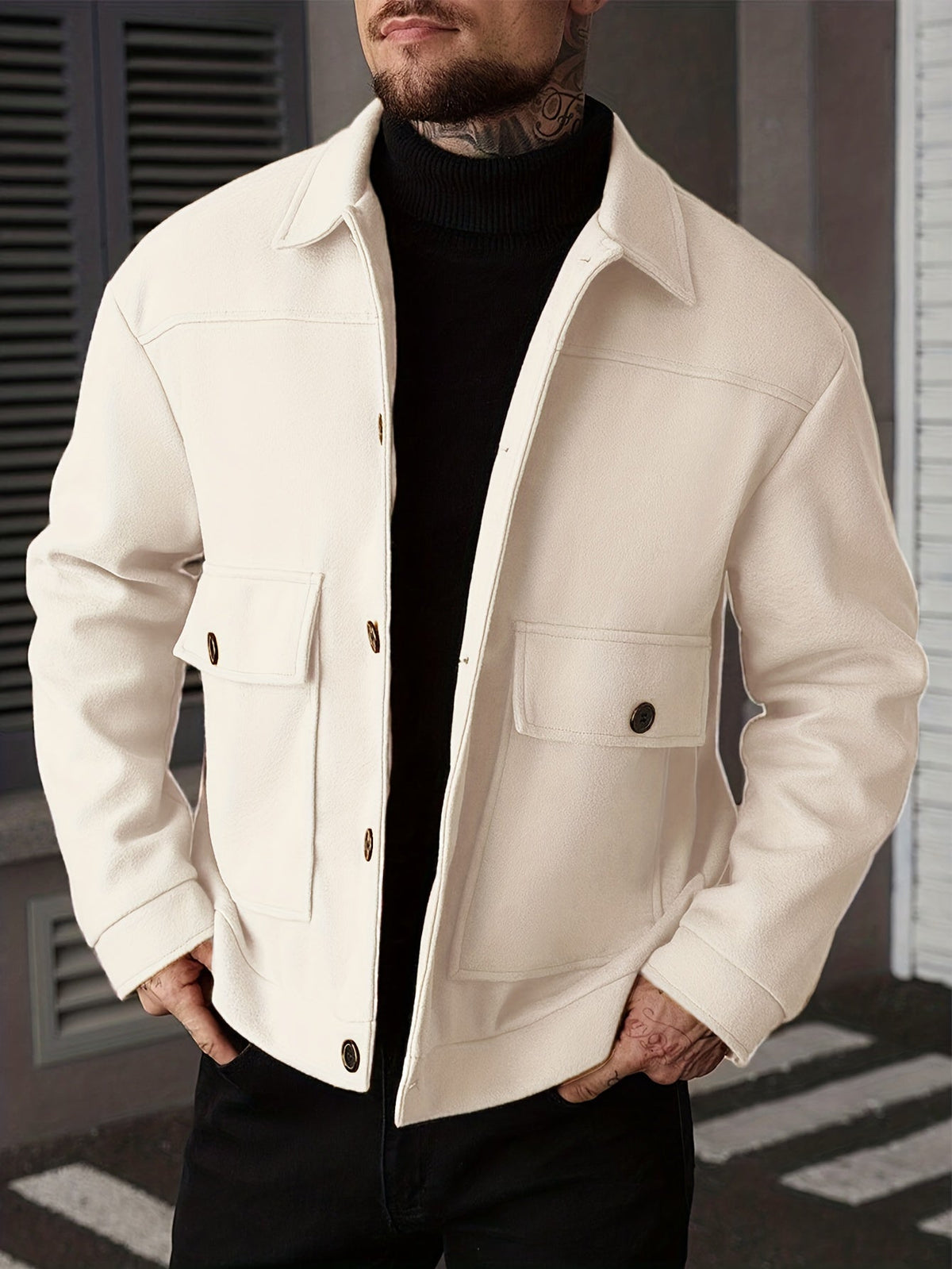 Ellery | Strukturiertes Overshirt-Jacke