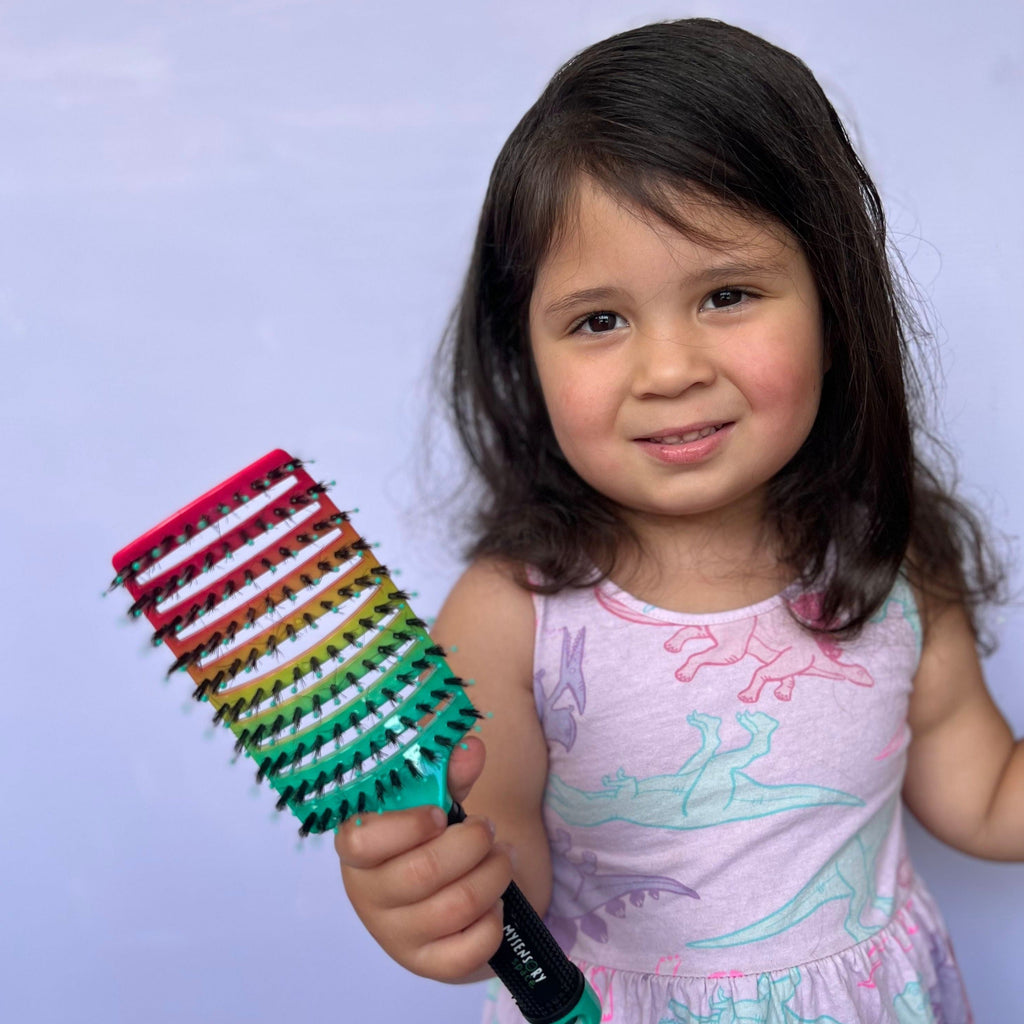 Sensory Hairbrush - Rainbow
