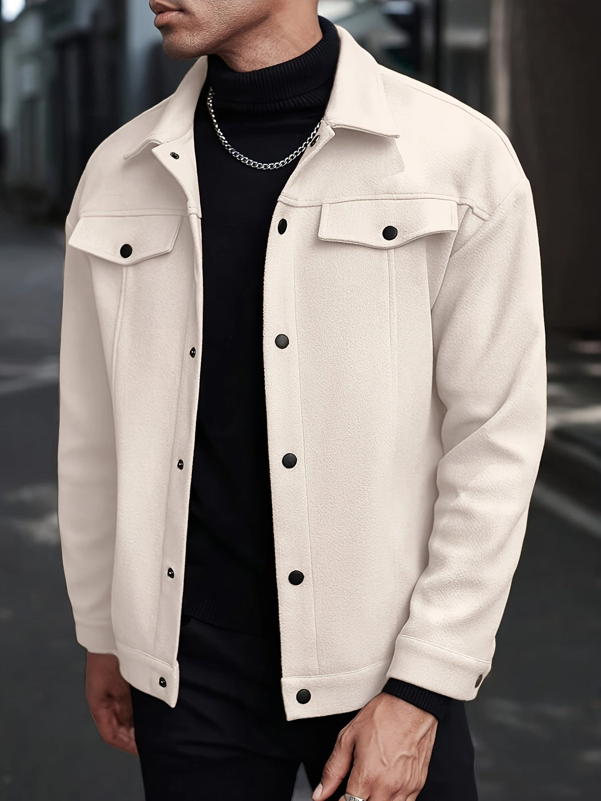 Roderick | Moderne Jacke mit Druckknöpfen