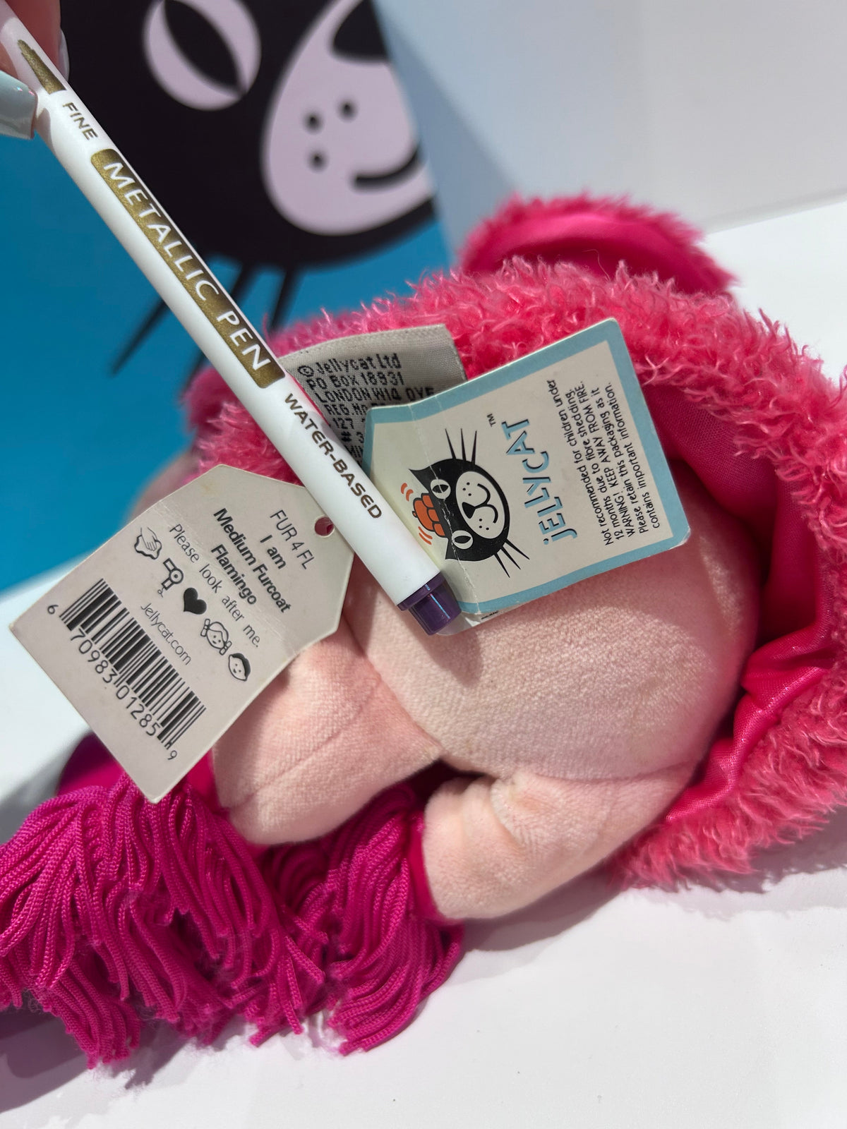 Jellycat Furcoat Flamingo