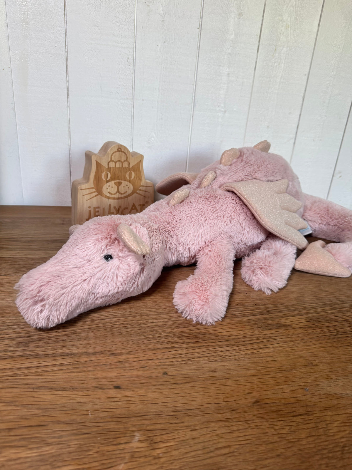 Jellycat Huge Rose Dragon - Untagged