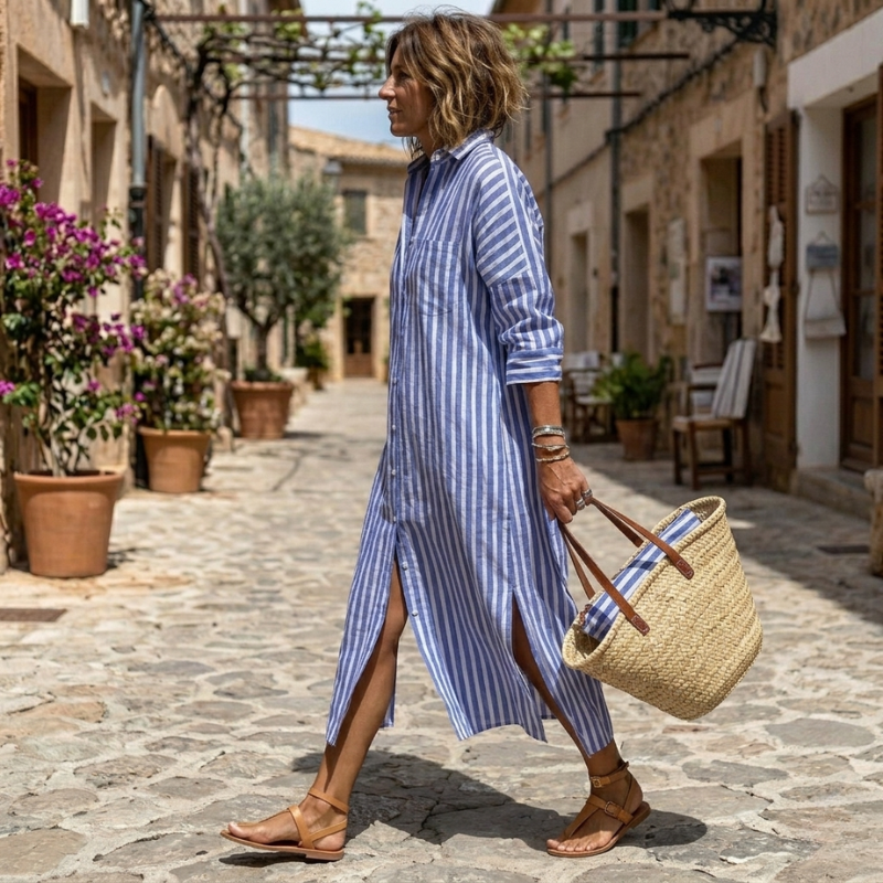 Juliet | Lässiges Streifenkleid