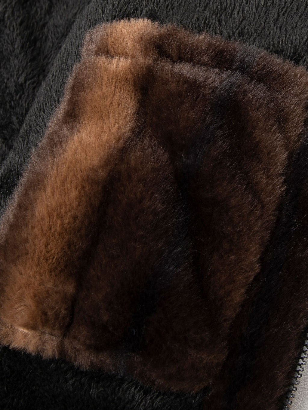 Faux Fur Zipper Jacket