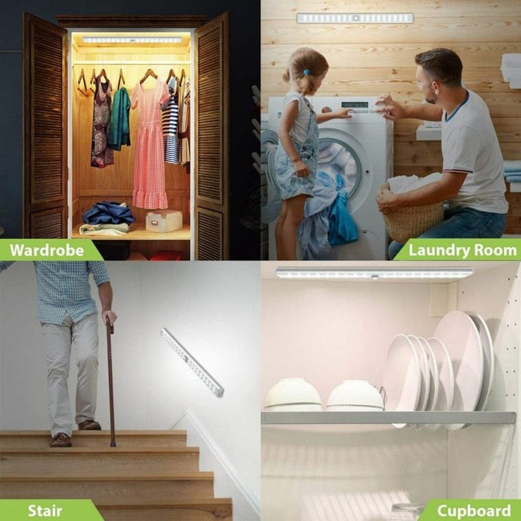 Stick Anywhere LED Motion Activated Sensor Light Rechargeable