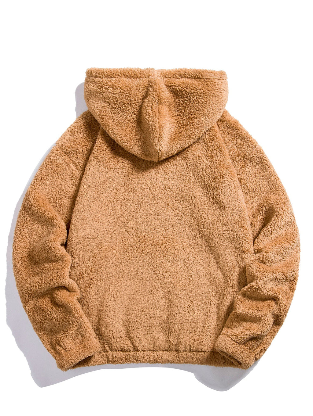 Bear Embroidered Patch Teddy Hoodie