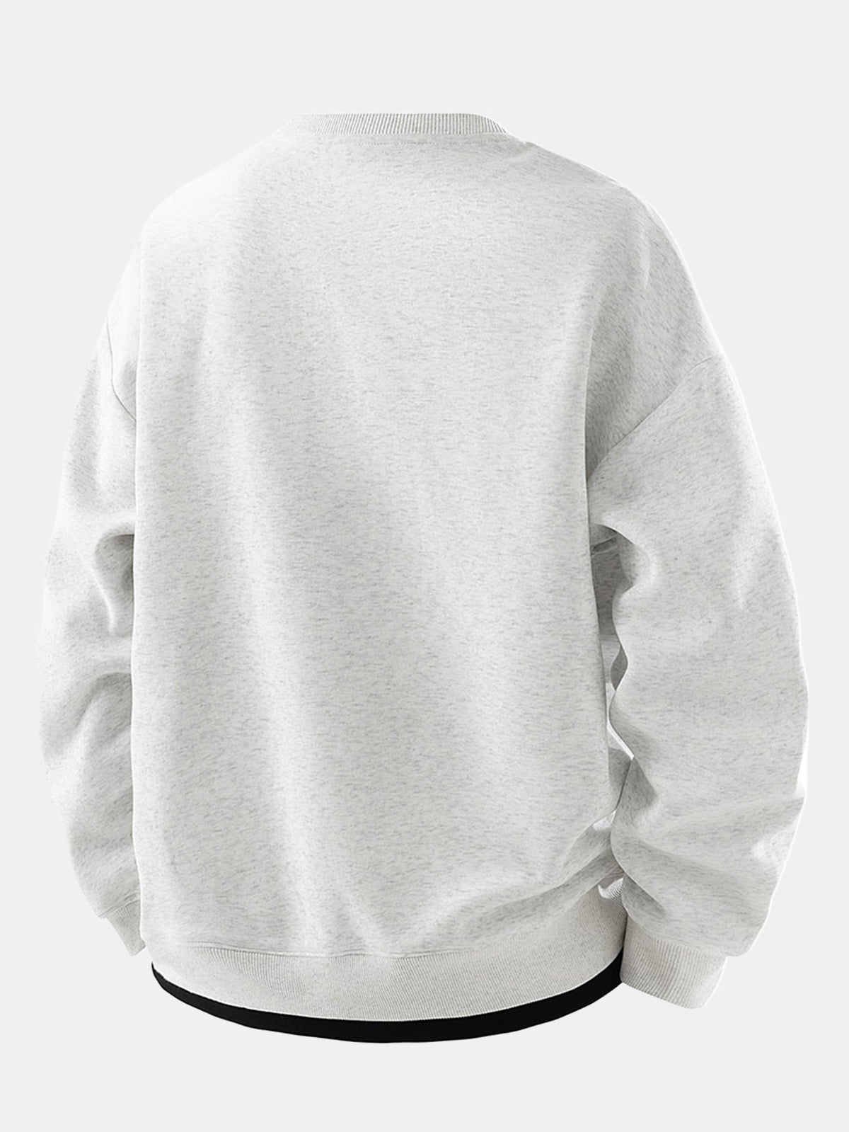 Relax Fit 2 In 1 Crew Neck Sweatshirt