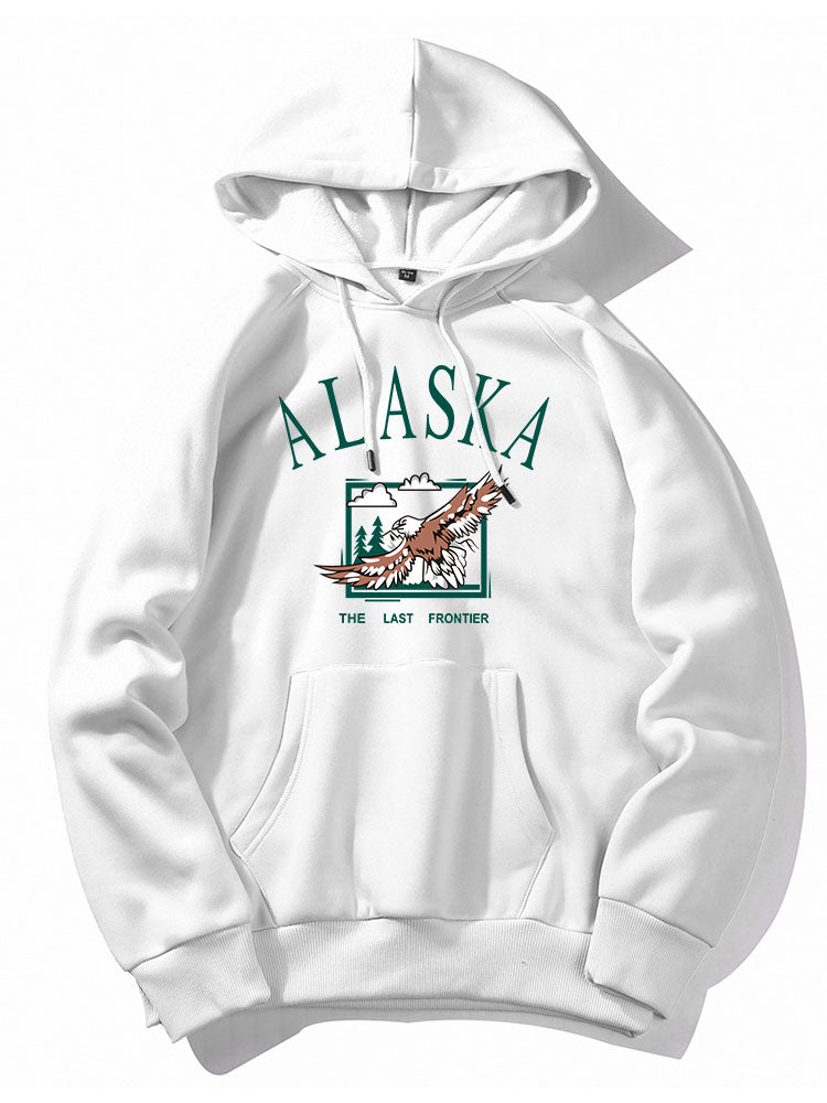 Alaska-Print-Kapuzenpullover
