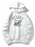 Alaska-Print-Kapuzenpullover