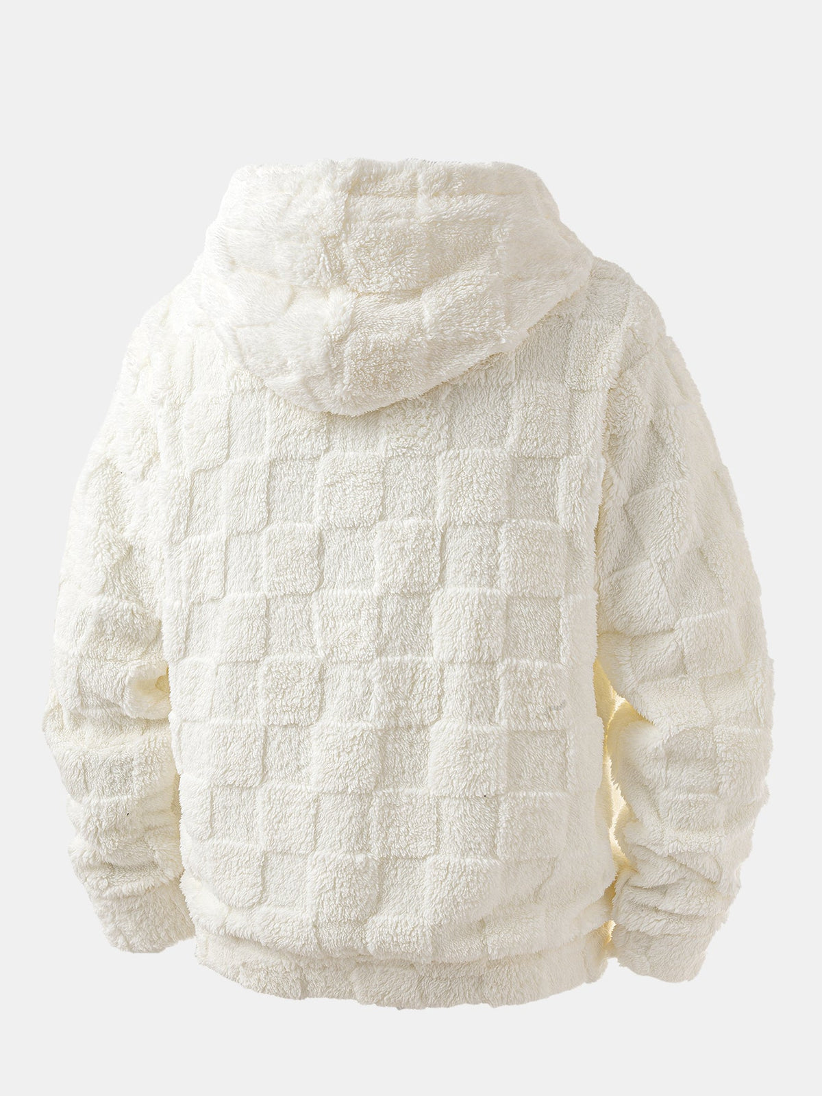 California Embroidered Teddy Checkerboard Hoodie
