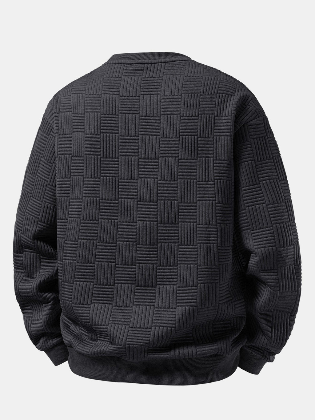 Relaxed Fit Stripe Jacquard Sweatshirt