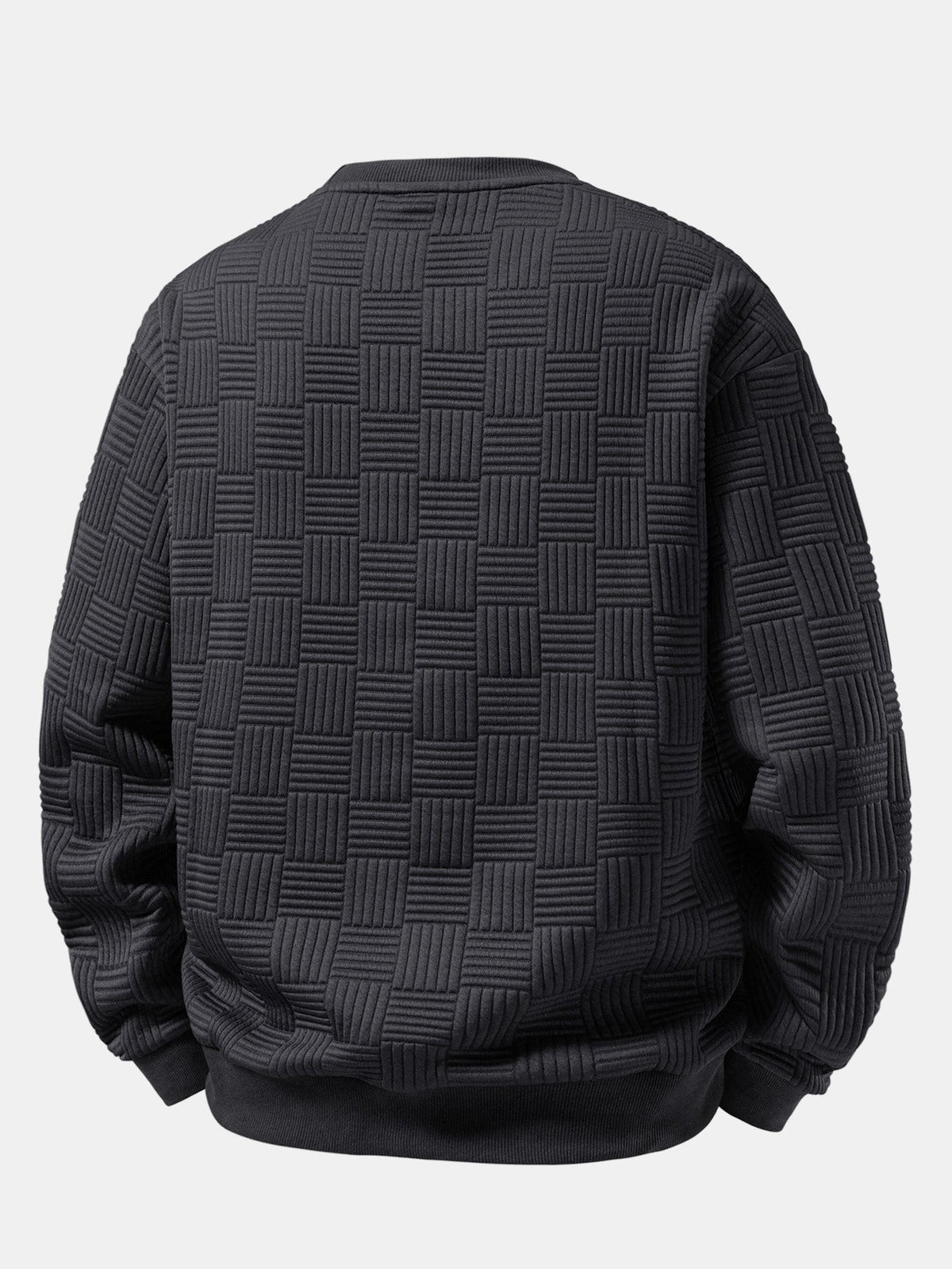 Relaxed Fit Stripe Jacquard Sweatshirt