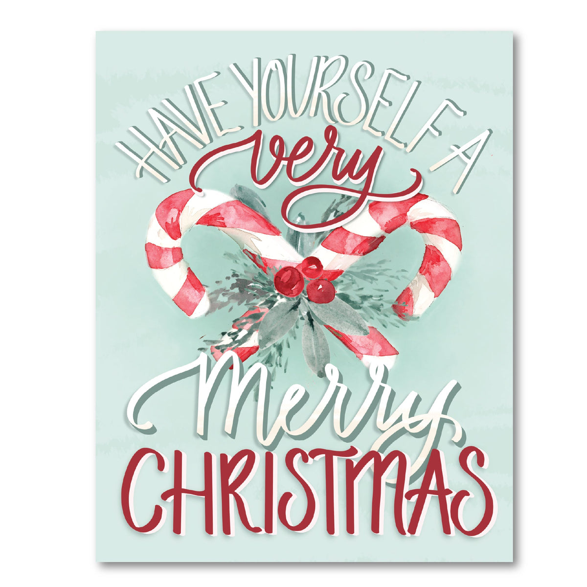 Candy Cane Gallery-Wrapped Canvas Wall Art
