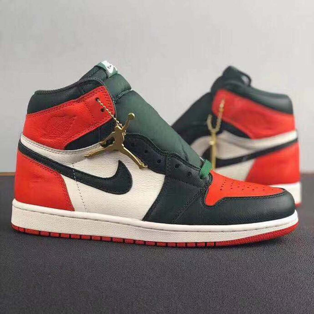 Air Jordan 1 Retro High OG Solefly x Art Basel – Green / Red / Sail