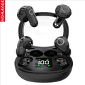 Four-Earbud Wireless Set with Two In-Ear Styles, Digital Charging Case and Three Color Options