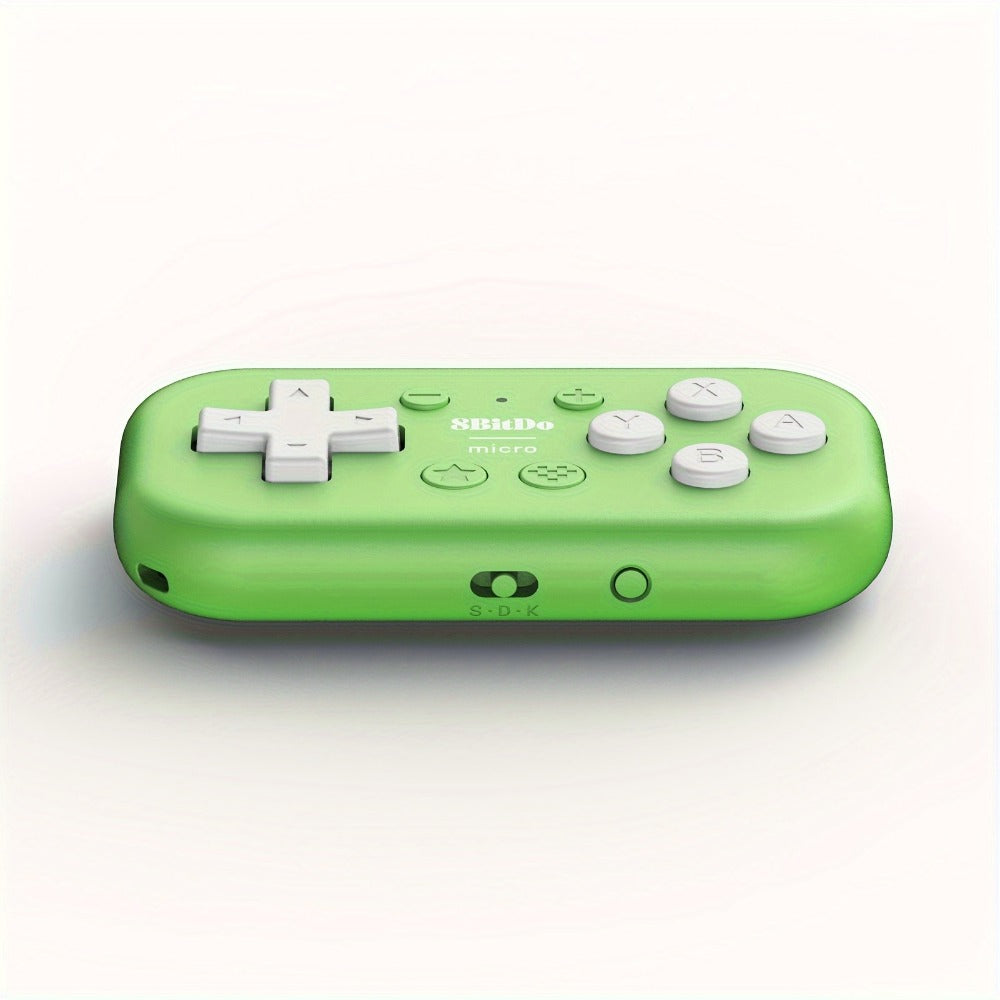 8BitDo Micro Bluetooth Gamepad Pocket Mini Controller for Nintendo Switch Android Raspberry Pi - Keyboard Mode Support Green