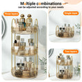 360 Rotating Makeup Organizer Skincare Storage Rack - Multi-Layer Detachable Cosmetic Organizer for Perfume, Lipstick, Skincare, Desktop Vanity Organizer for Bathroom & Bedroom