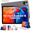 CRELANDER 10.1 Inch Android 15 Tablet 2-in-1 with Wireless Keyboard, Mouse, Case & Stylus, 128GB ROM 12GB RAM 1TB Expandable