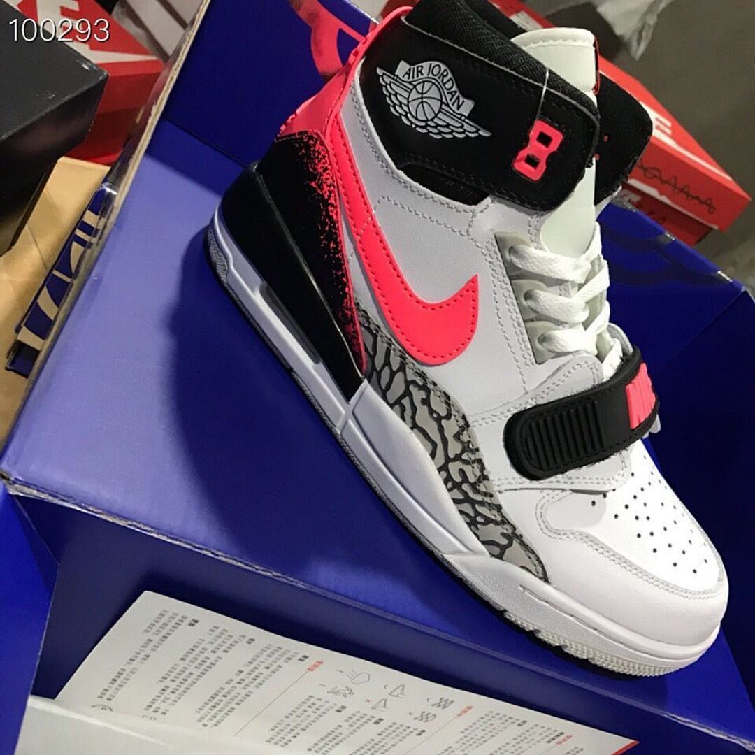 Air Jordan Legacy 312 Hot Punch – White / Hot Punch / Black / Cement