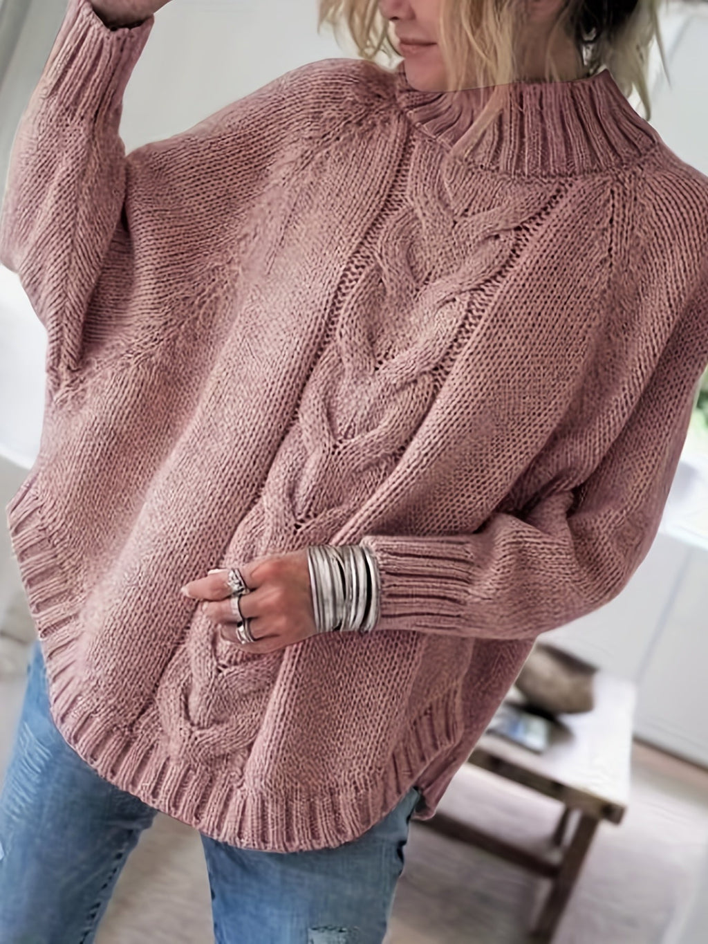 Matilda | Gemütlicher Stehkragenpullover