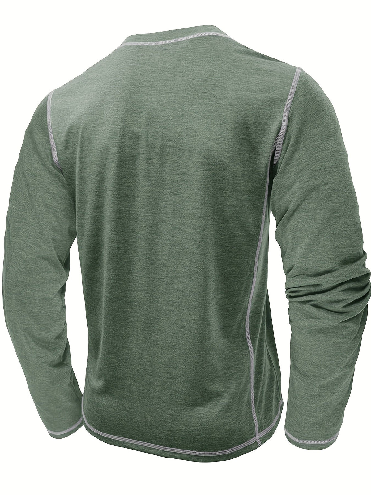 Kingsley | Klassisches langärmeliges Henley-Shirt