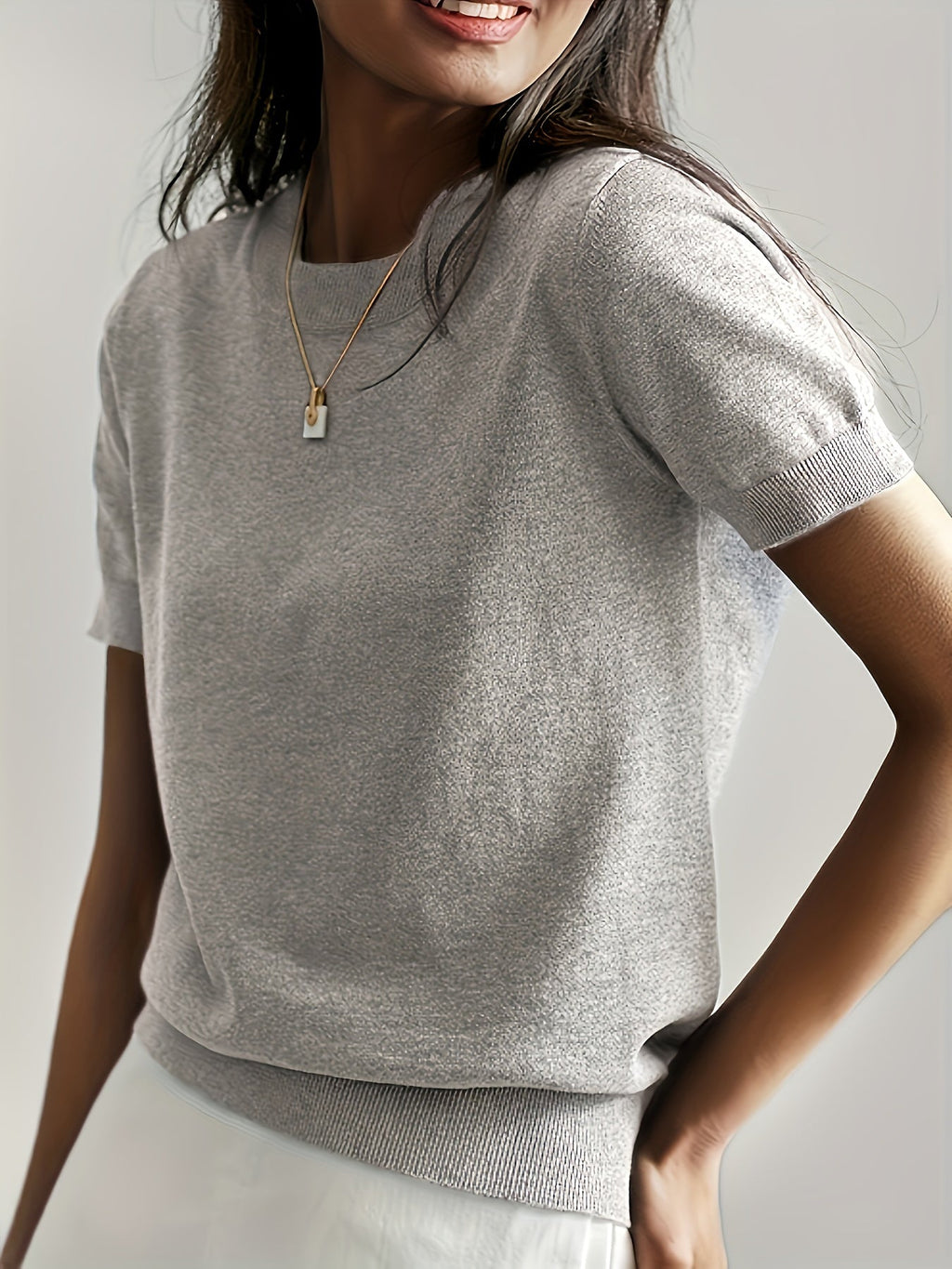 Tabitha | Locker fallendes Kurzarm-Top