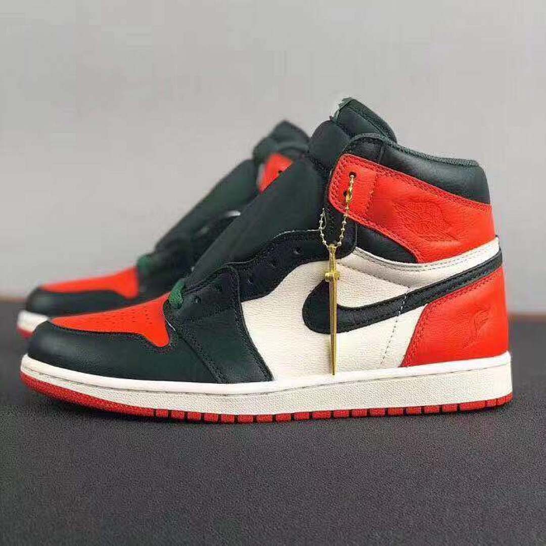 Air Jordan 1 Retro High OG Solefly x Art Basel – Green / Red / Sail