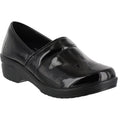Easy Works Women's Lyndee Black Patent Slip-Resistant Shoes