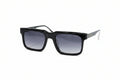 Prada Square Frame Sunglasses – Black Acetate Gradient Grey Lens Made in Italy