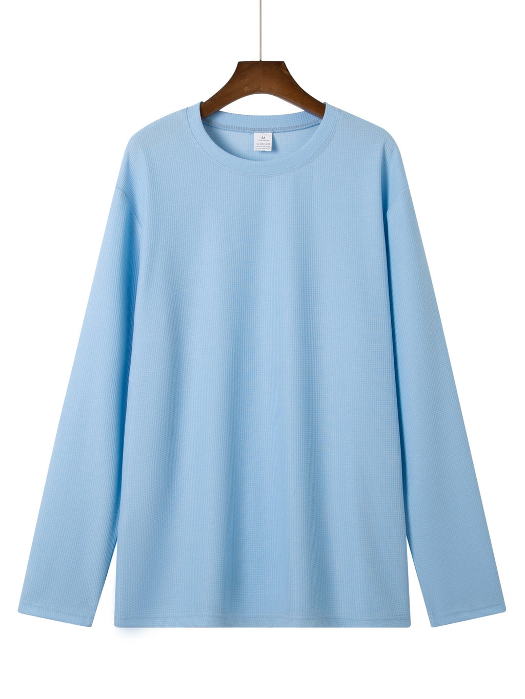 Frederick | Langarmshirt in strukturierter Waffelstrick-Optik