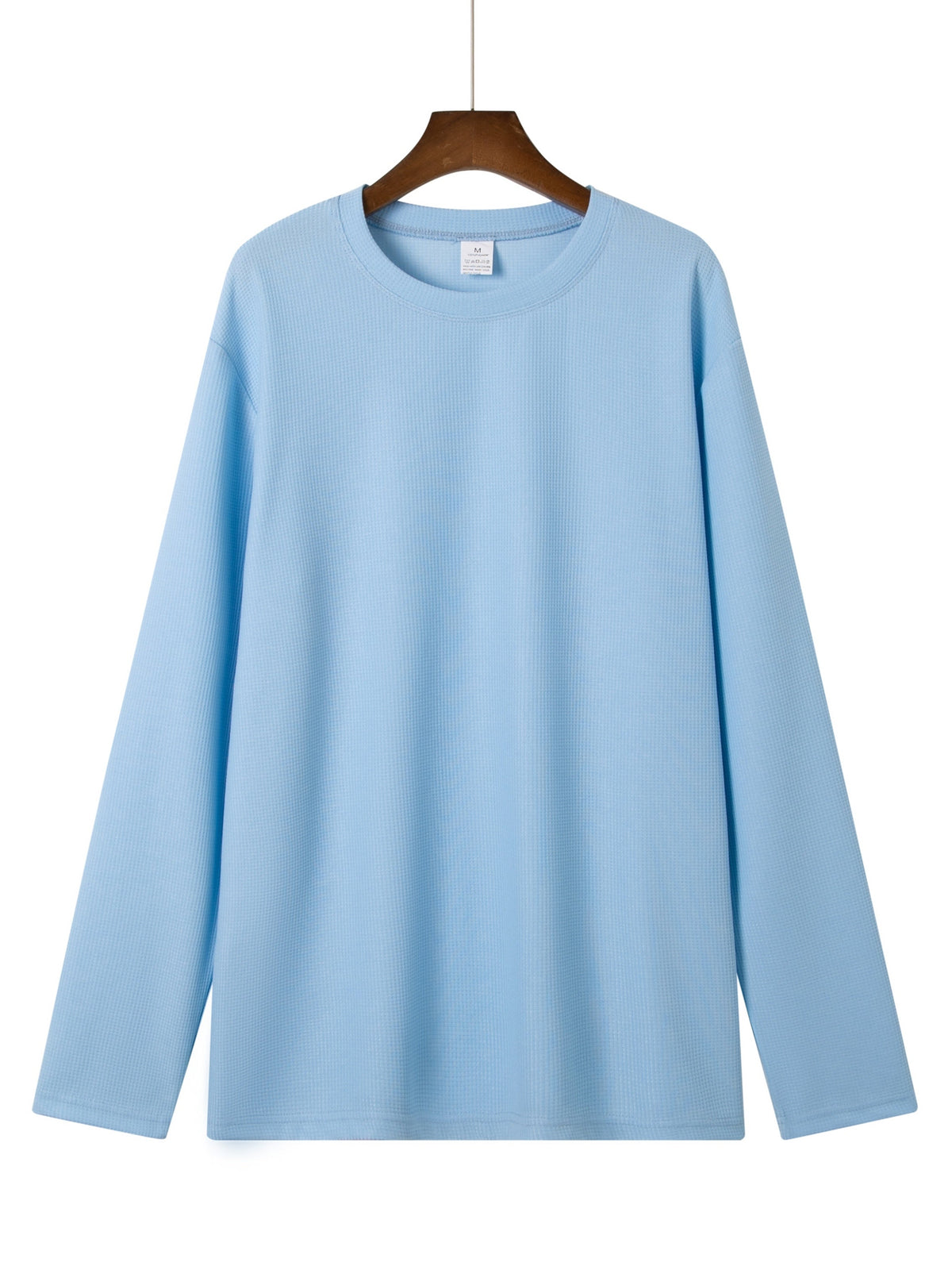 Frederick | Langarmshirt in strukturierter Waffelstrick-Optik