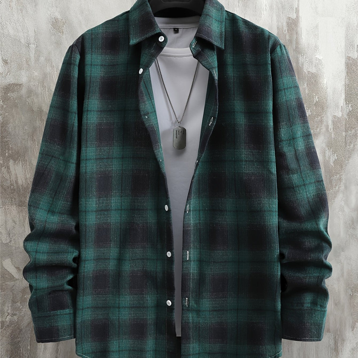 Clayton | Relaxed Checked Long-Sleeve Shirt