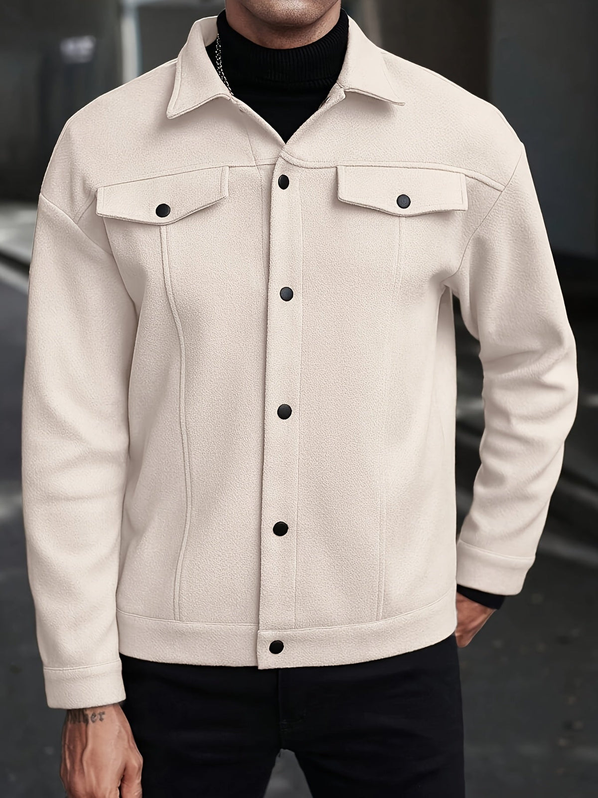 Roderick | Moderne Jacke mit Druckknöpfen