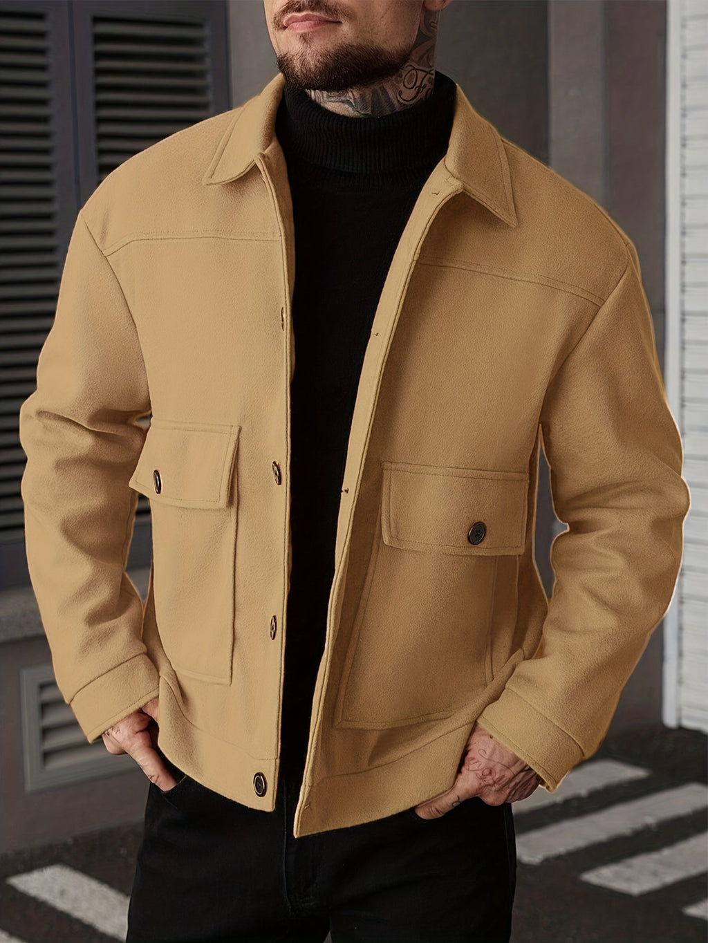 Ellery | Strukturiertes Overshirt-Jacke
